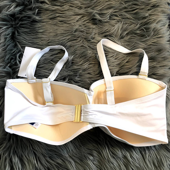 nwt swimsuits for all white bikini bathing suit size 24 - Picture 3 of 7